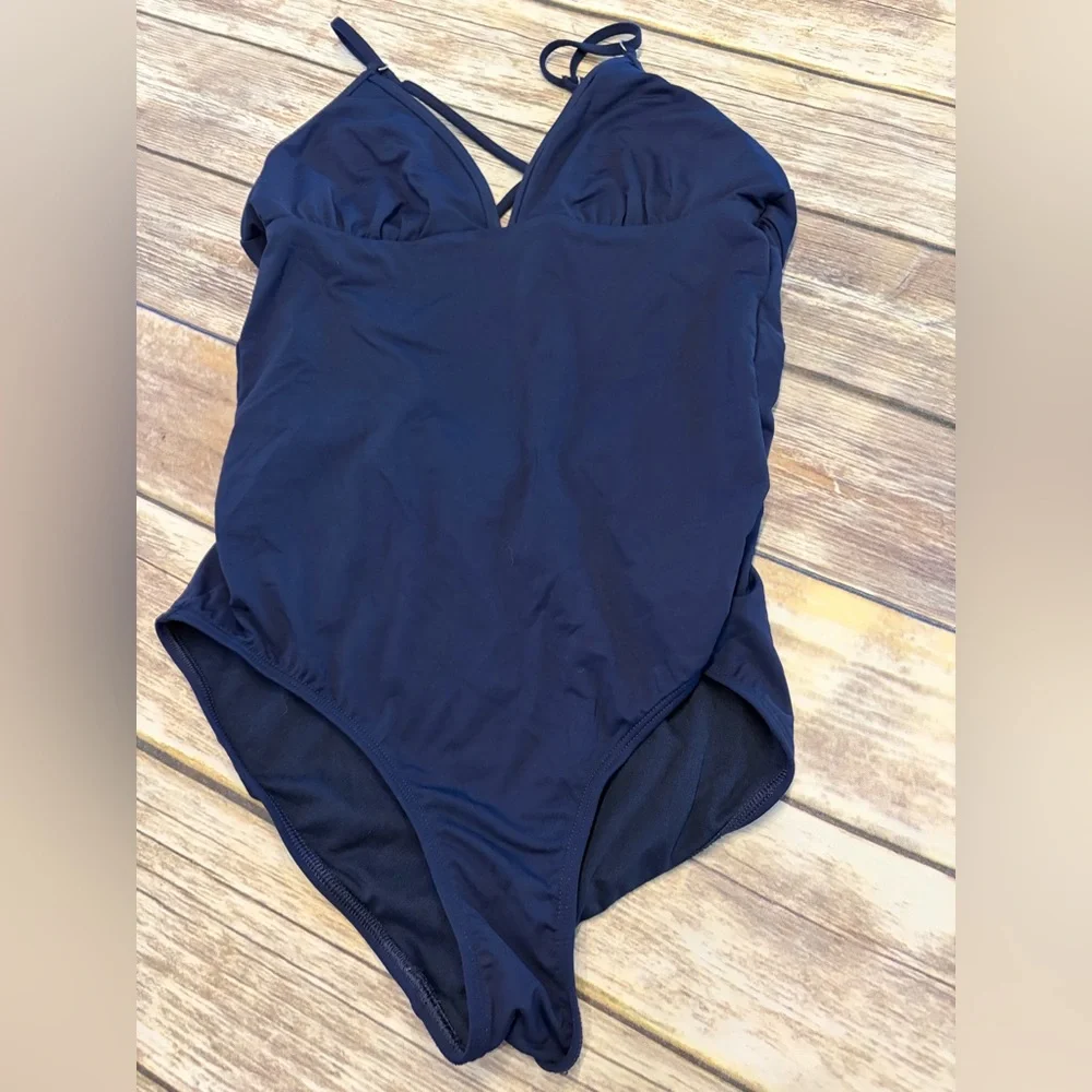 Athleta Navy Women‎ Swim One Piece